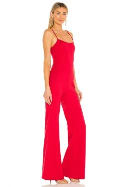 Lovers And Friends Lavinia Jumpsuit In Cherry Red -LOVERS AND FRIENDS Shop LOVF WC213 V2