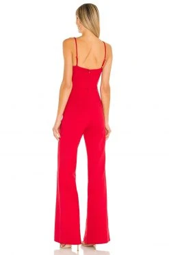 Lovers And Friends Lavinia Jumpsuit In Cherry Red -LOVERS AND FRIENDS Shop LOVF WC213 V3