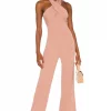 Lovers And Friends Tyra Jumpsuit In Nude -LOVERS AND FRIENDS Shop LOVF WC227 V1
