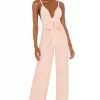 Lovers And Friends Logan Jumpsuit In Blush -LOVERS AND FRIENDS Shop LOVF WC232 V1