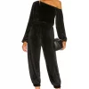 Lovers And Friends Zasha Jumpsuit In Black -LOVERS AND FRIENDS Shop LOVF WC241 V1