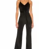 Lovers And Friends Oscar Jumpsuit In Black -LOVERS AND FRIENDS Shop LOVF WC250 V1