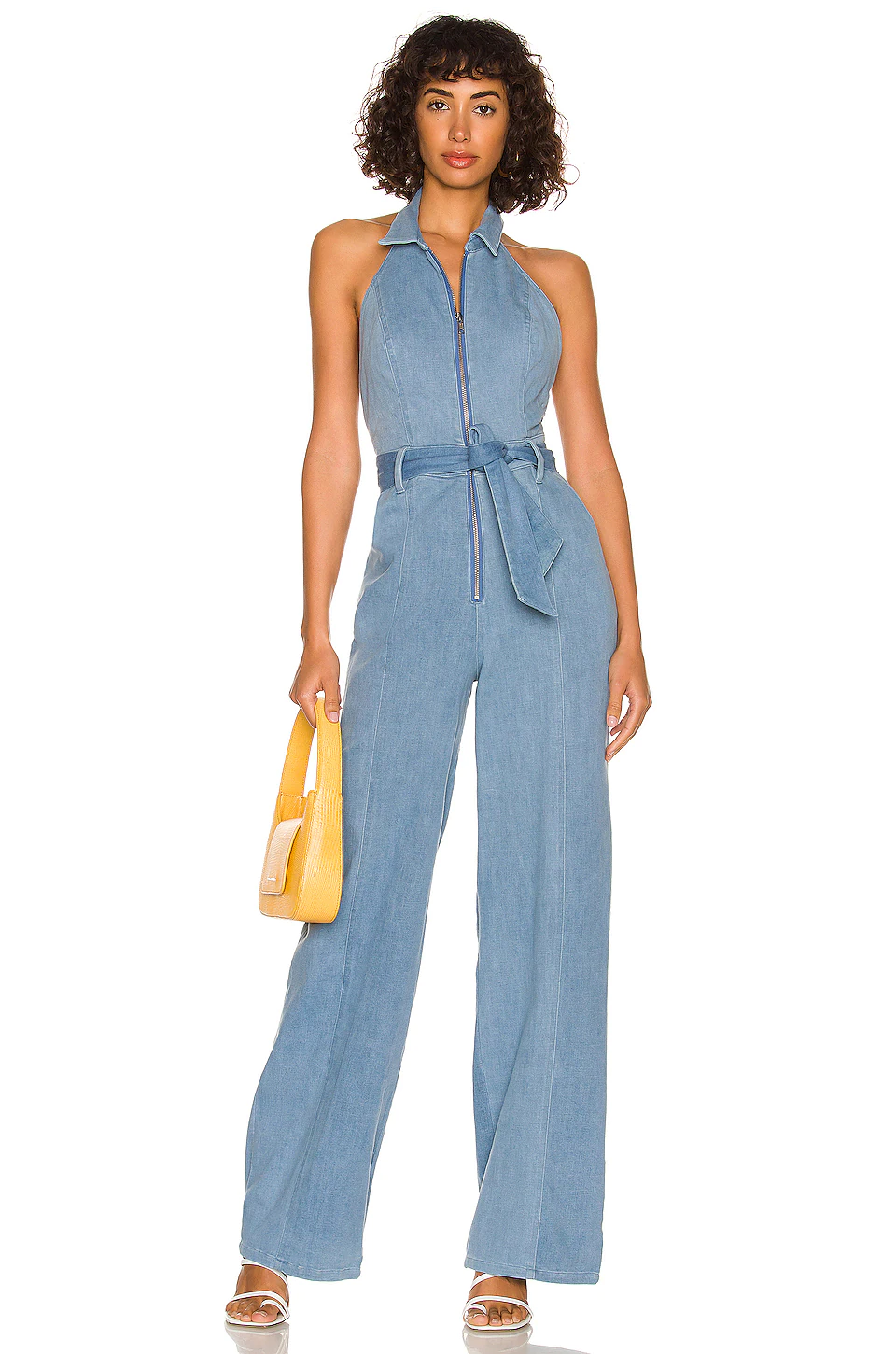 Lovers And Friends Ajax Jumpsuit In Medium Blue