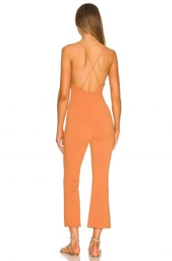 Lovers And Friends Pietra Jumpsuit In Camel Brown -LOVERS AND FRIENDS Shop LOVF WC268 V3