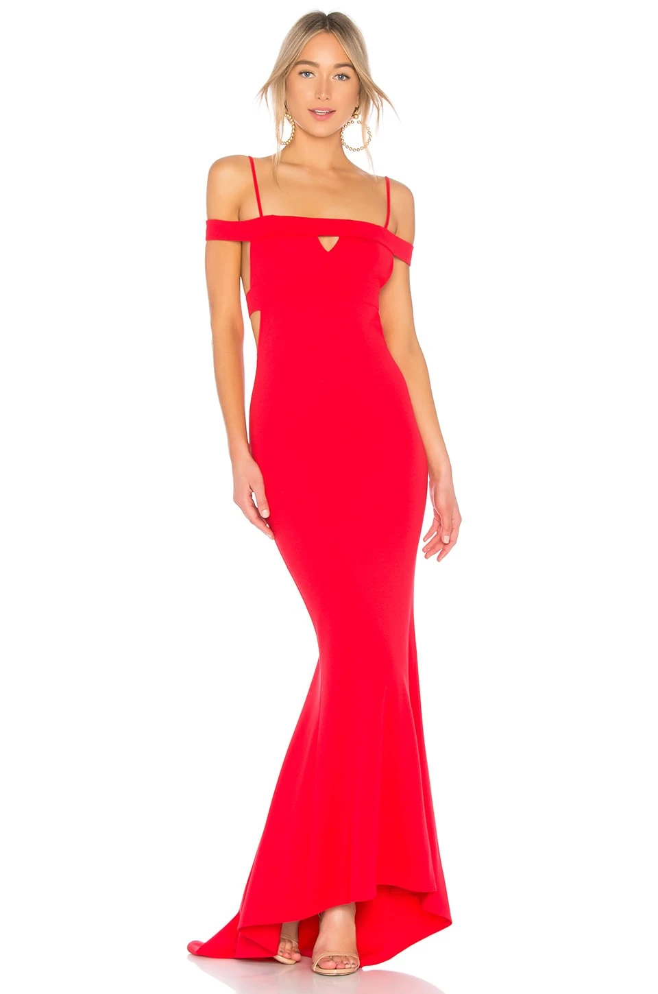 Lovers And Friends Cece Gown In Red Rose 4 Lovers And Friends Cece Gown In Red Rose - Image 2