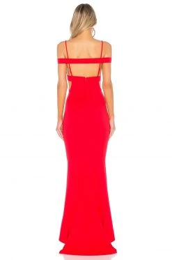 Lovers And Friends Cece Gown In Red Rose 7 Lovers And Friends Cece Gown In Red Rose -LOVERS AND FRIENDS Shop LOVF WD1210 V3