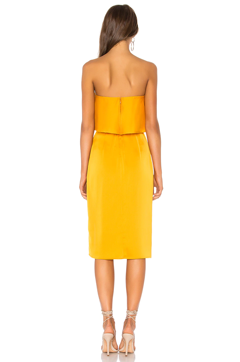 Lovers And Friends Violet Midi In Marigold 5 Lovers And Friends Violet Midi In Marigold - Image 3