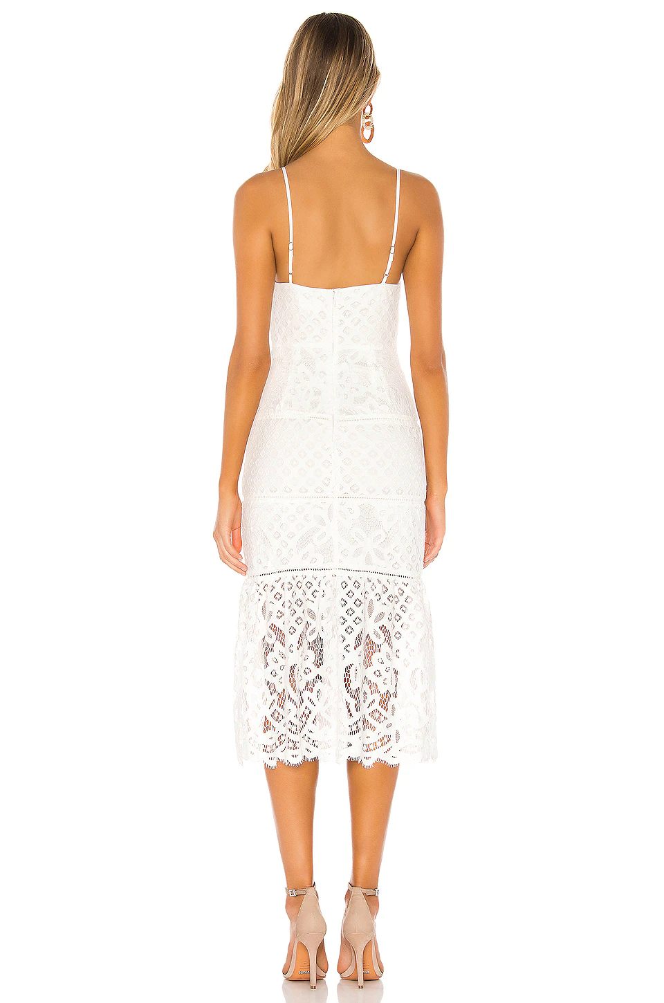 Lovers And Friends Tilly Midi Dress In White 5 Lovers And Friends Tilly Midi Dress In White - Image 3
