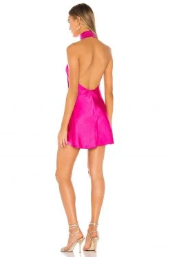 Lovers And Friends Hayes Mini Dress In Magenta Pink -LOVERS AND FRIENDS Shop LOVF WD2269 V3
