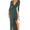 Lovers And Friends Sundance Maxi Dress In Everglade Green -LOVERS AND FRIENDS Shop LOVF WD2326 V1