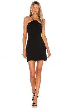 Lovers And Friends Borderline Mini Dress In Black