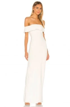 Lovers And Friends Galleria Gown In White