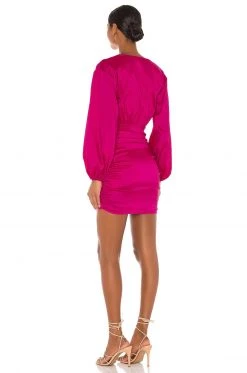 Lovers And Friends Lorenza Mini Dress In Magenta Pink -LOVERS AND FRIENDS Shop LOVF WD2784 V3