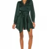 Lovers And Friends Nadeen Mini Dress In Emerald Green -LOVERS AND FRIENDS Shop LOVF WD2833 V1