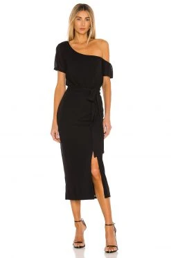 Lovers And Friends Eden Midi Dress In Black