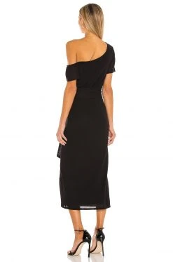 Lovers And Friends Eden Midi Dress In Black 7 Lovers And Friends Eden Midi Dress In Black -LOVERS AND FRIENDS Shop LOVF WD2856 V3