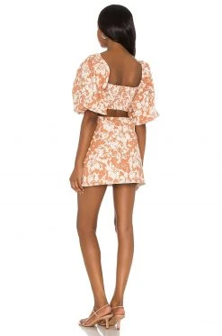Lovers And Friends Kacey Mini Dress In Caramel Brown Floral 7 Lovers And Friends Kacey Mini Dress In Caramel Brown Floral -LOVERS AND FRIENDS Shop LOVF WD2922 V3