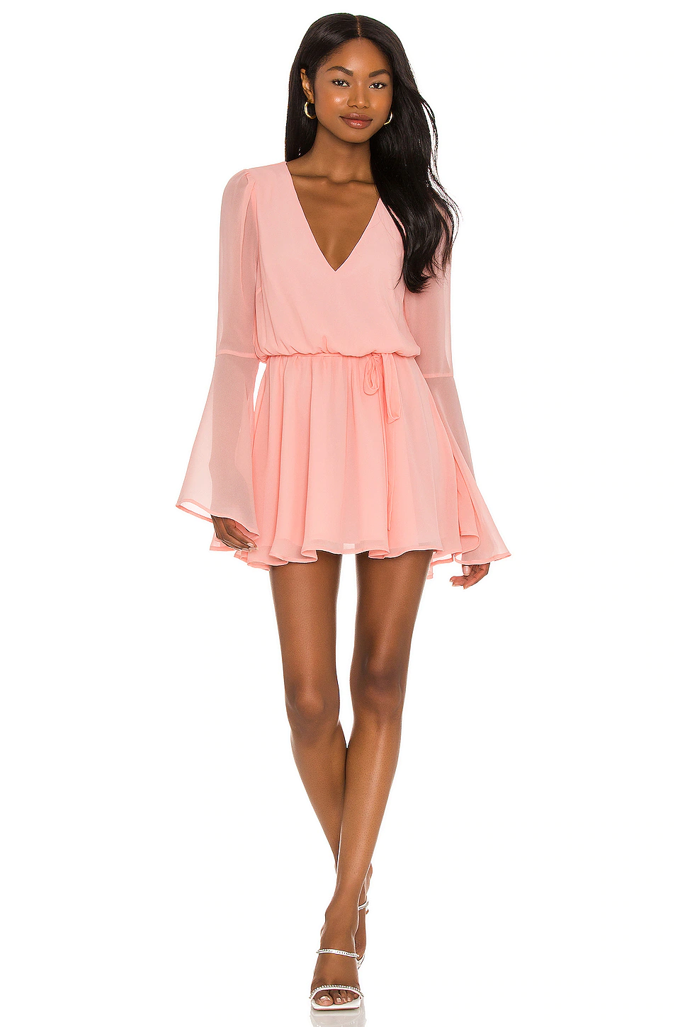 Lovers And Friends Lila Dress In Peach Pink