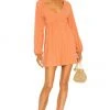 Lovers And Friends Giorgia Dress In Ginger -LOVERS AND FRIENDS Shop LOVF WD2981 V1