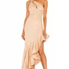 Lovers And Friends Heidi Gown In Nude -LOVERS AND FRIENDS Shop LOVF WD3028 V1