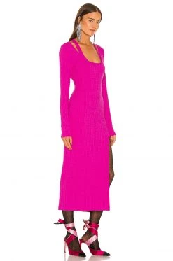 Lovers And Friends Naomi Midi Dress In Raspberry 9 Lovers And Friends Naomi Midi Dress In Raspberry -LOVERS AND FRIENDS Shop LOVF WD3029 V3