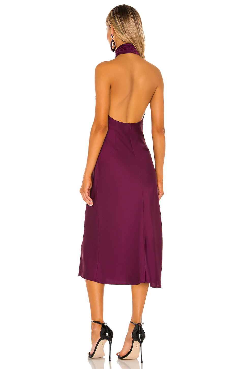 Lovers And Friends Raya Midi Dress In Purple 5 Lovers And Friends Raya Midi Dress In Purple - Image 3