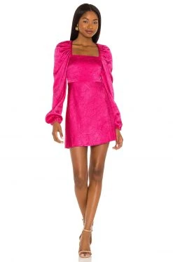 Lovers And Friends Azusa Mini Dress In Berry