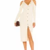 Lovers And Friends Astrid Dress In Cream -LOVERS AND FRIENDS Shop LOVF WD3117 V1