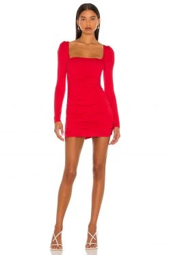Lovers And Friends Benae Mini Dress In Red