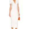 Lovers And Friends Harry Midi Dress In Ivory -LOVERS AND FRIENDS Shop LOVF WD3127 V1