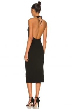 Lovers And Friends Stardust Midi Dress In Black -LOVERS AND FRIENDS Shop LOVF WD3134 V3