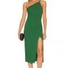Lovers And Friends Kim Midi Dress In Dark Green -LOVERS AND FRIENDS Shop LOVF WD3142 V1
