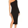 Lovers And Friends Cielle Midi Dress In Black -LOVERS AND FRIENDS Shop LOVF WD3168 V1