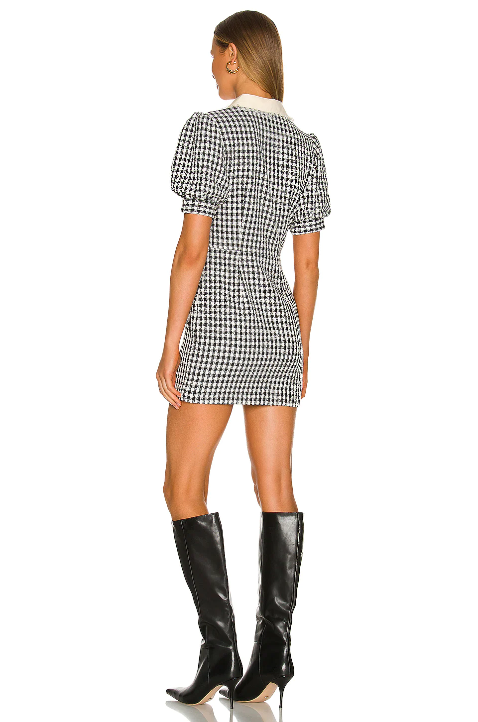 Lovers And Friends Alexandria Mini Dress In Black & White 5 Lovers And Friends Alexandria Mini Dress In Black & White - Image 3