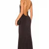 Lovers And Friends Kloss Gown In Black -LOVERS AND FRIENDS Shop LOVF WD3184 V1