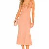 Lovers And Friends Carlin Dress In Clay -LOVERS AND FRIENDS Shop LOVF WD3201 V1