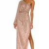 Lovers And Friends Life Of The Party Gown In Rose Gold -LOVERS AND FRIENDS Shop LOVF WD3206 V1