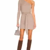 Lovers And Friends Sierra Mini Dress In Chestnut Brown -LOVERS AND FRIENDS Shop LOVF WD3210 V1