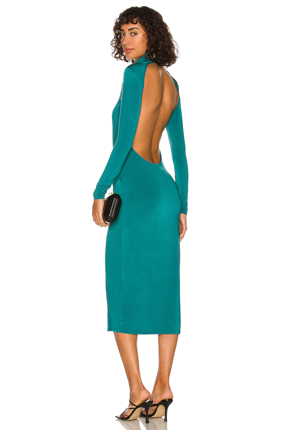 Lovers And Friends Gigi Midi Dress In Emerald Green