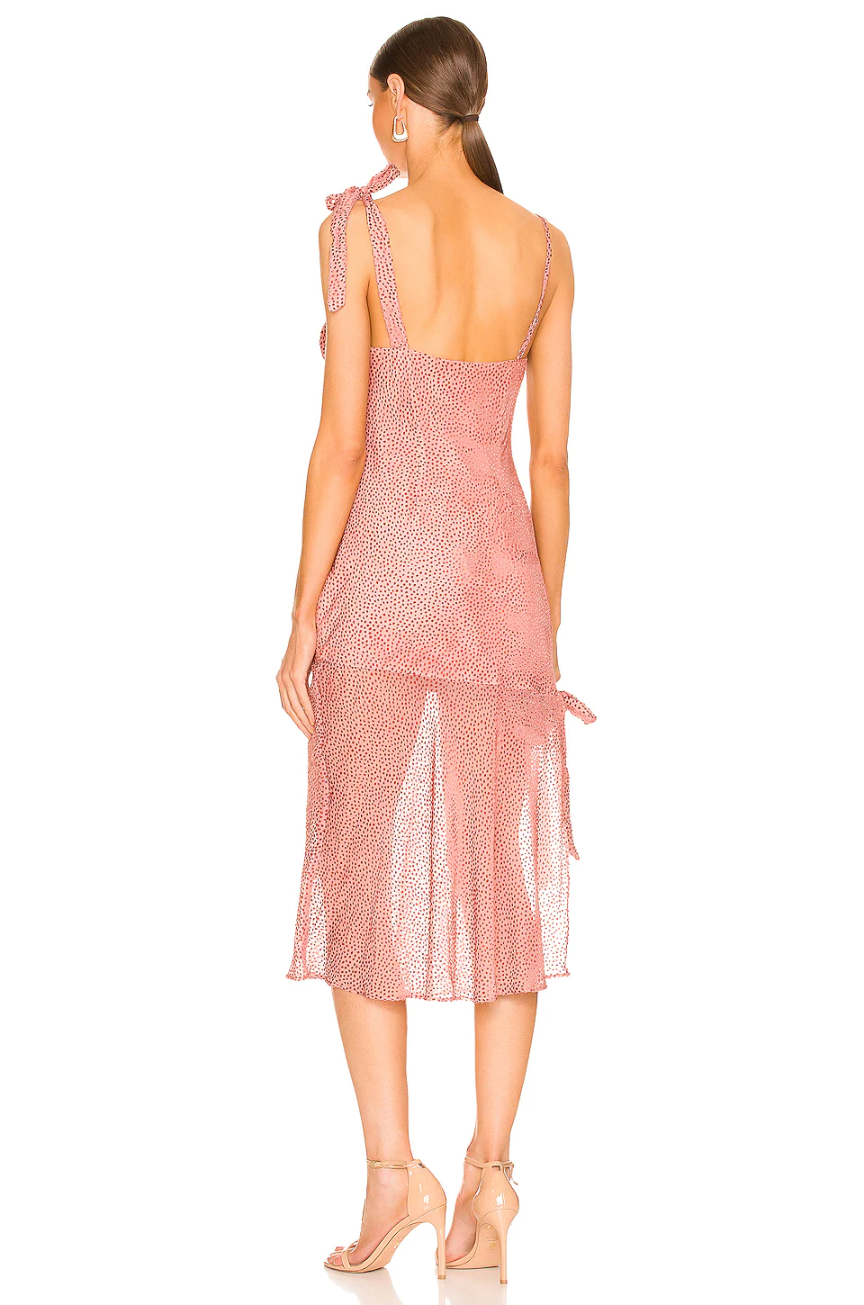 Lovers And Friends Sonora Midi Dress In Rosey Pink 5 Lovers And Friends Sonora Midi Dress In Rosey Pink - Image 3