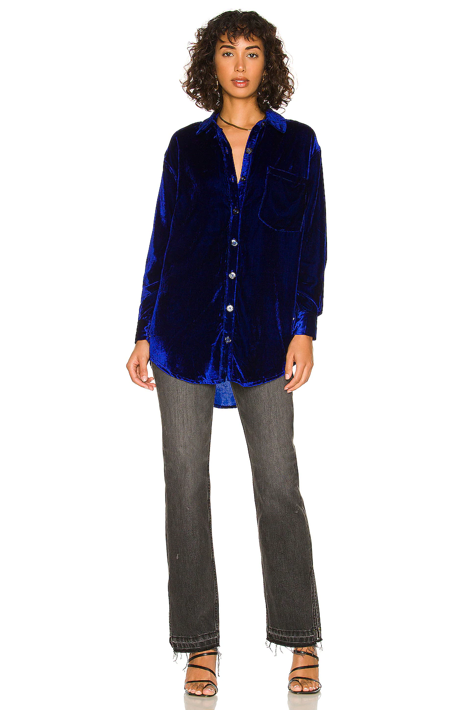 Lovers And Friends Malori Tunic In Navy Blue