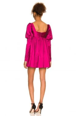 Lovers And Friends Fraya Mini Dress In Raspberry Red -LOVERS AND FRIENDS Shop LOVF WD3261 V3