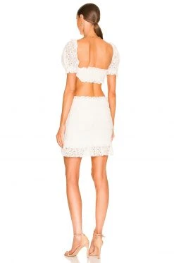 Lovers And Friends Shoreline Mini Dress In White -LOVERS AND FRIENDS Shop LOVF WD3269 V3