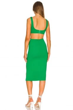 Lovers And Friends Titus Midi Dress In Green -LOVERS AND FRIENDS Shop LOVF WD3306 V3