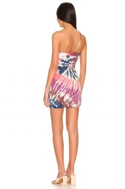 Lovers And Friends Anabel Mini Dress In Hot Tie Dye -LOVERS AND FRIENDS Shop LOVF WD3309 V3