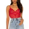 Lovers And Friends Bettany Bodysuit In Red -LOVERS AND FRIENDS Shop LOVF WI136 V1