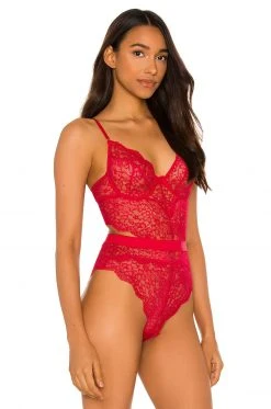 Lovers And Friends Bettany Bodysuit In Red -LOVERS AND FRIENDS Shop LOVF WI136 V3