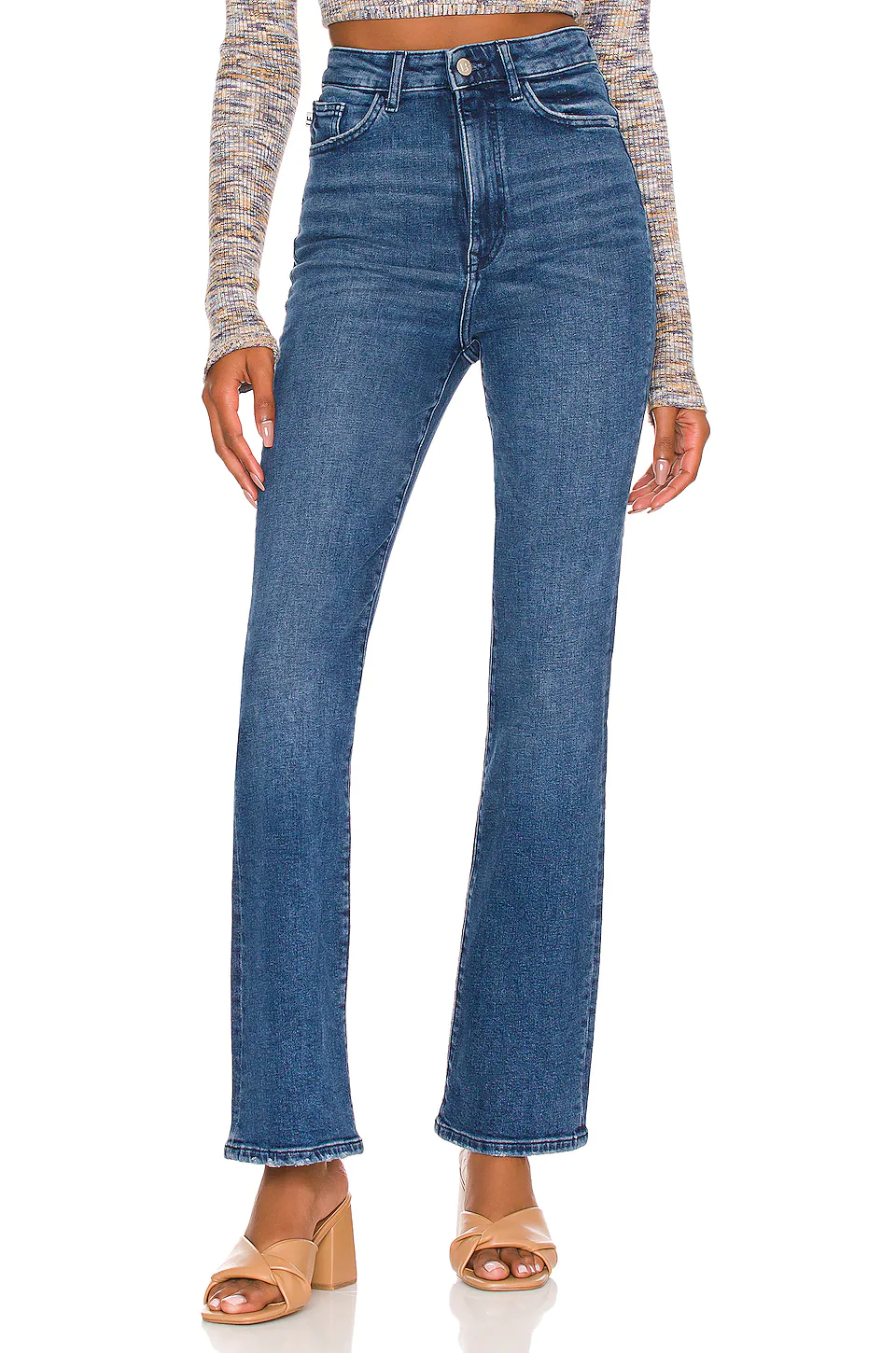 Lovers And Friends Greyson Ultra High Rise Slim Boot In Fleetwood