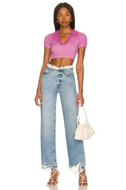 Lovers And Friends Ryan High Rise Straight In Cascade -LOVERS AND FRIENDS Shop LOVF WJ233 V4