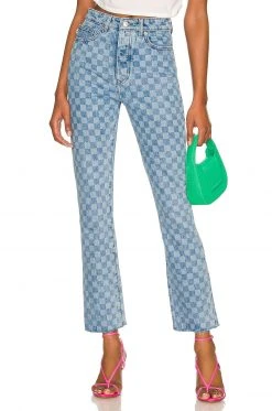 Lovers And Friends Reece High Rise Slim Straight In Harmon